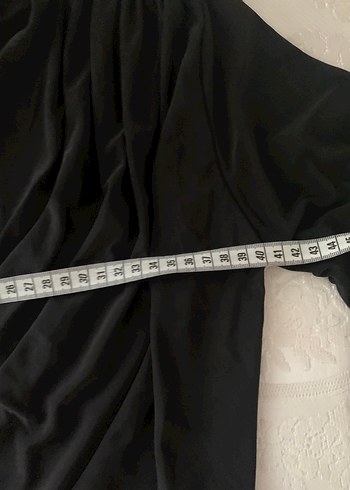 Siyah Drapeli  Bluz - Görsel 3