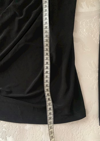 Siyah Drapeli  Bluz - Görsel 5