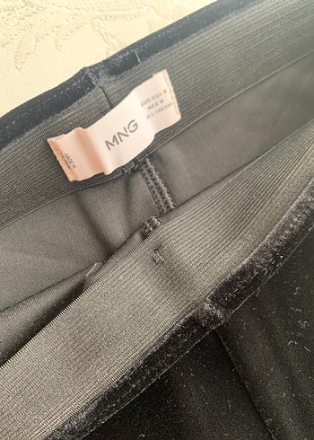 Mango kadife bol pantolon - Görsel 4