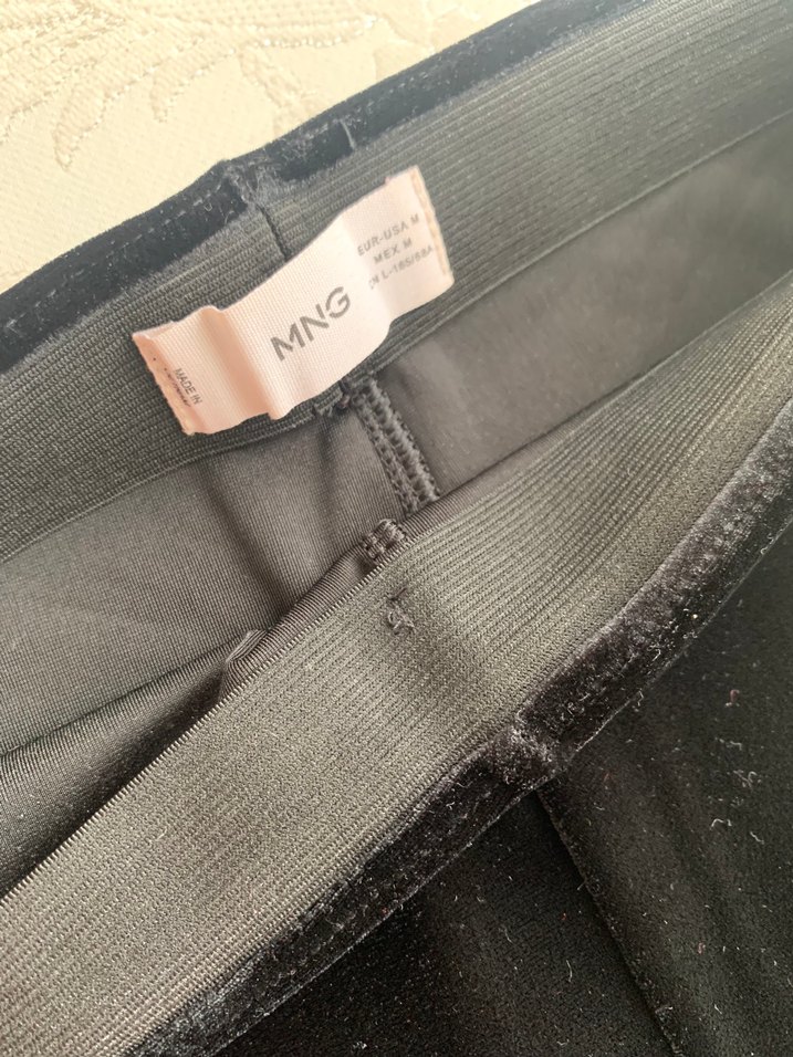 Mango kadife bol pantolon - Görsel 4