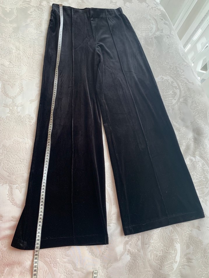 Mango kadife bol pantolon - Görsel 5