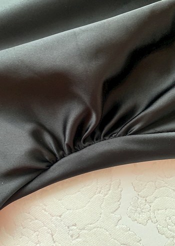 Zara saten elbise - Görsel 9