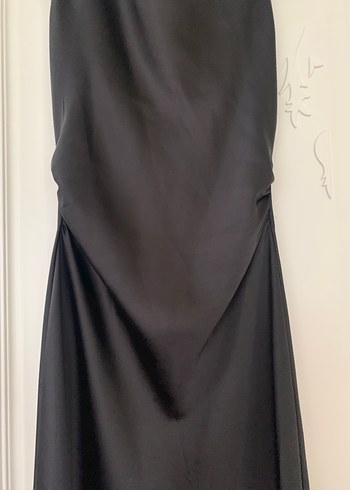 Zara saten elbise - Görsel 7