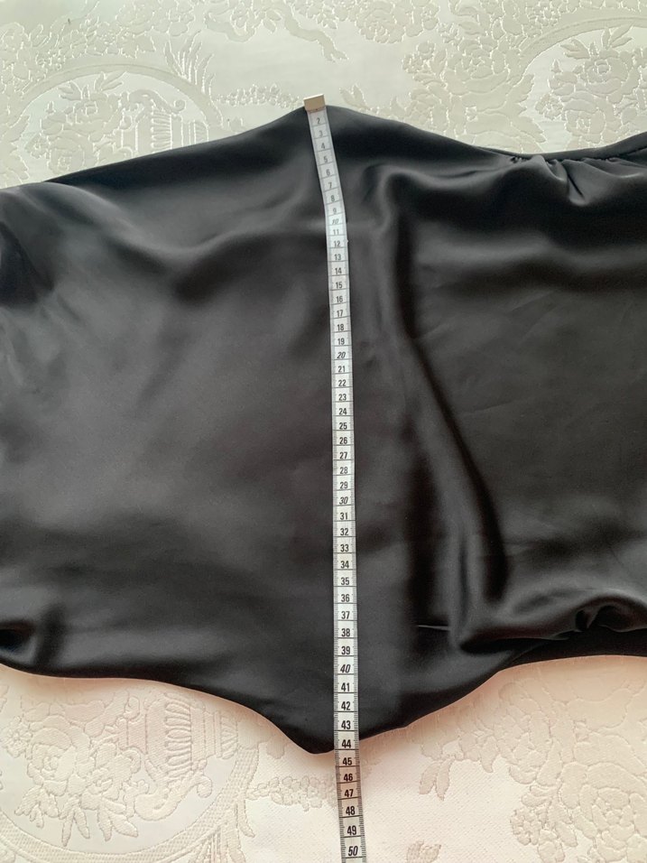 Zara saten elbise - Görsel 5