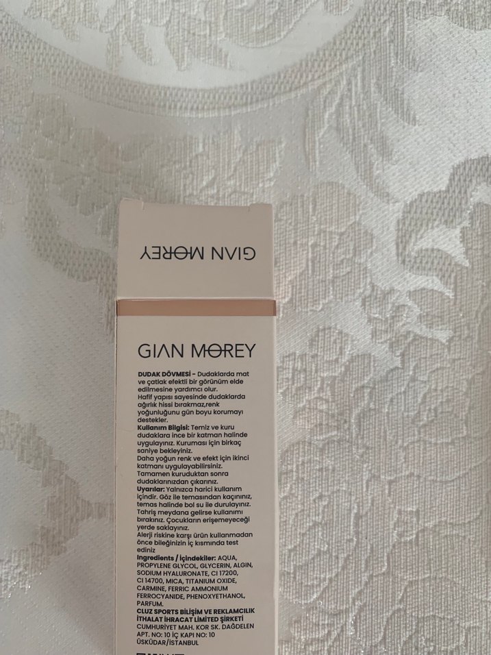 Gian Morey Lip Tattoo Dudak dövmesi - Görsel 5