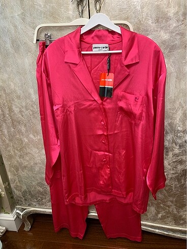 Pierre cardin saten pijama takım
