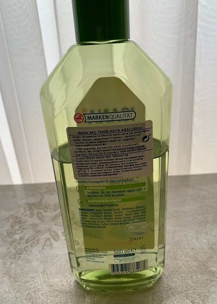 Isana saç toniği - Görsel 2