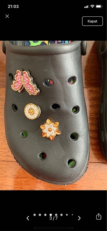 39 Beden siyah Renk Crocs