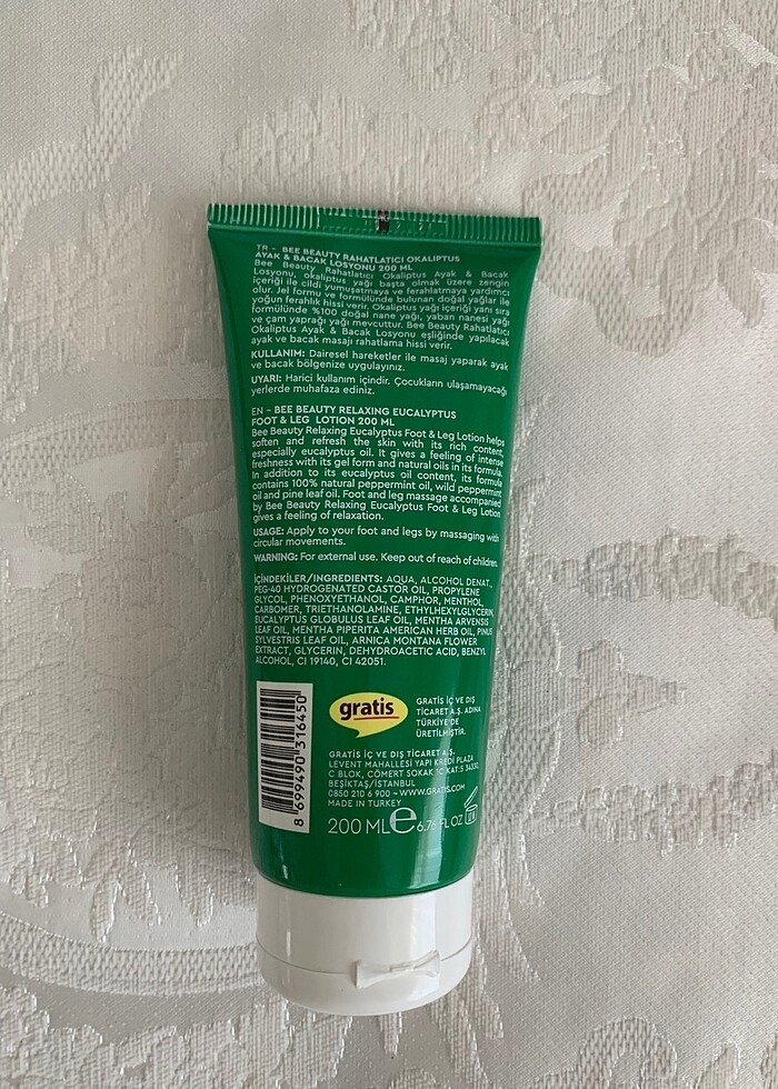 Bee beauty ayak bacak losyonu - Görsel 2