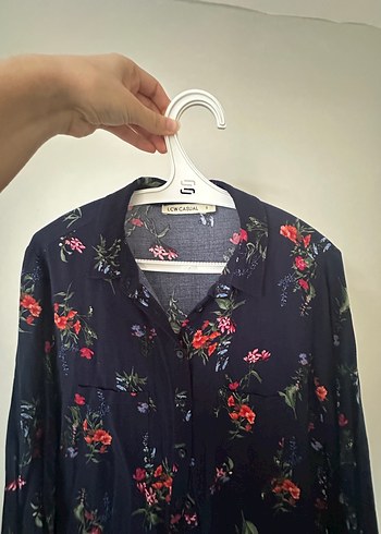 LC Waikiki Cicek Desenli Uzun Kollu Tunik