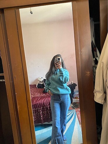 Jean Bol paça pantolon - Görsel 7