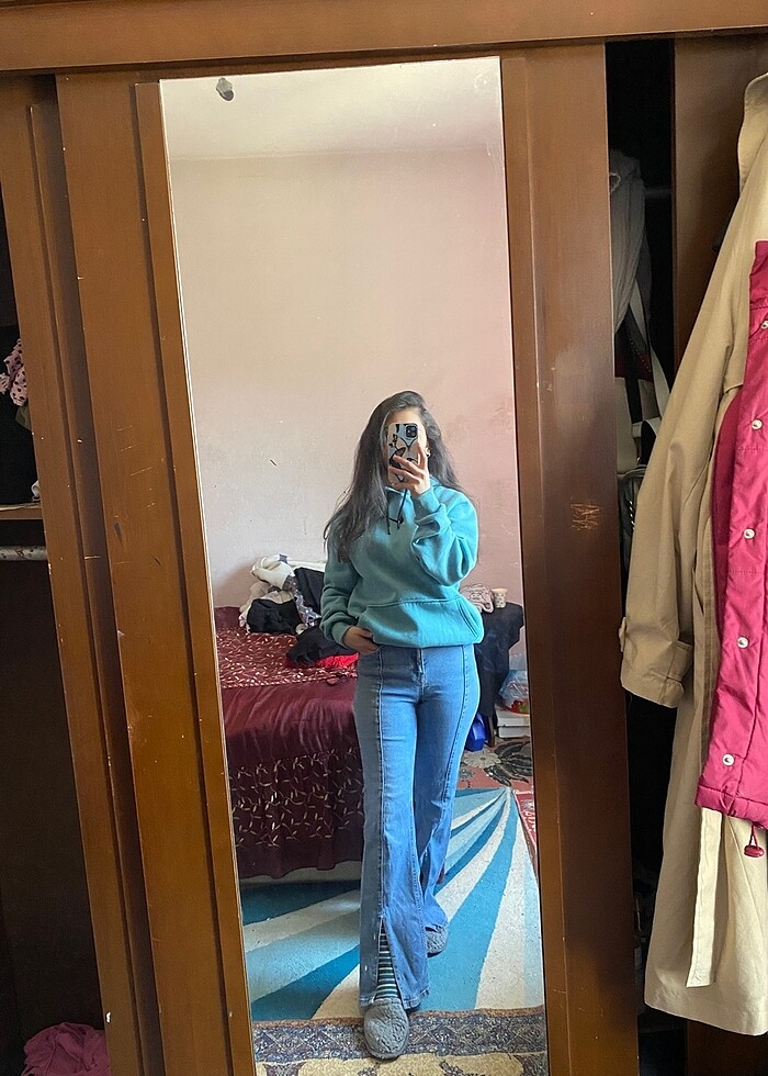 Jean Bol paça pantolon - Görsel 5