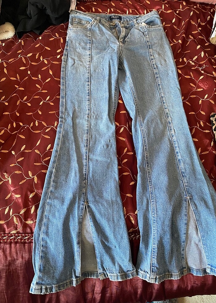 Jean Bol paça pantolon - Görsel 2