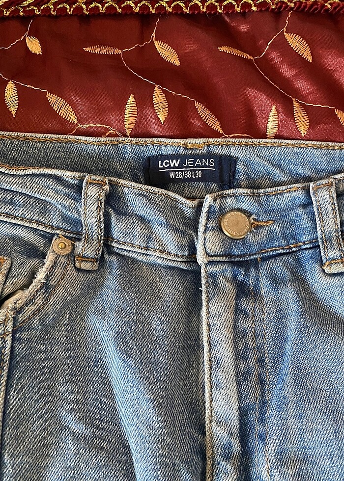 Jean Bol paça pantolon - Görsel 3