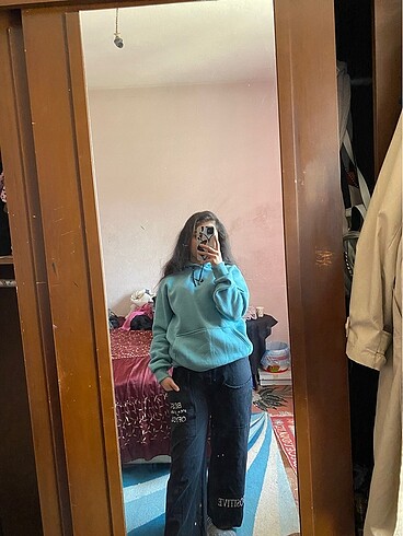 Diğer Siyah bol eşofman