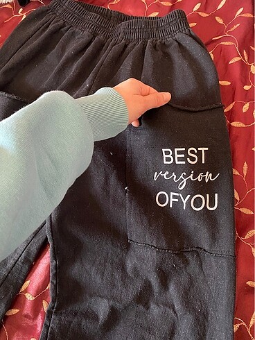 m Beden Siyah bol eşofman