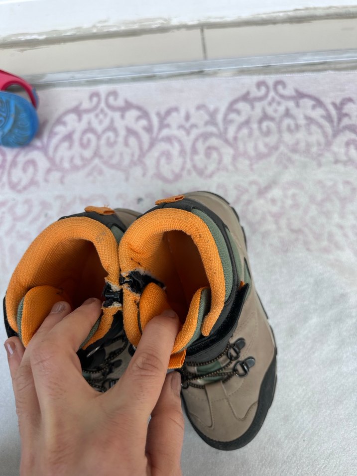 Erkek Çocuk Kamuflaj Desenli Kışlık Bot - Görsel 5