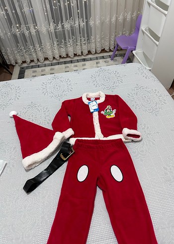 Çocuk Kırmızı Street Wear Takım - Görsel 2