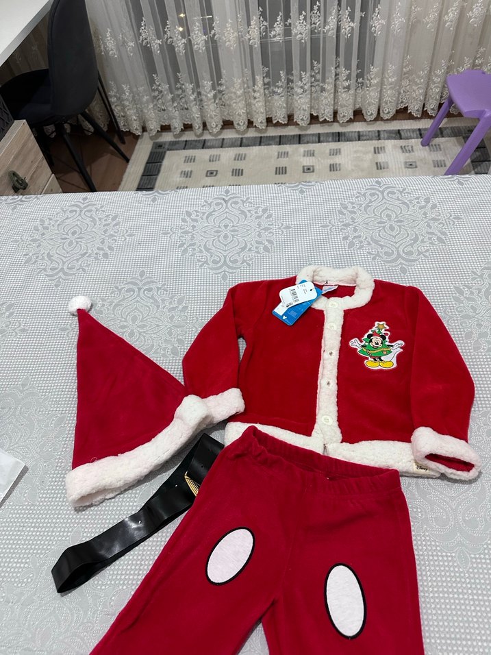 Çocuk Kırmızı Street Wear Takım - Görsel 5