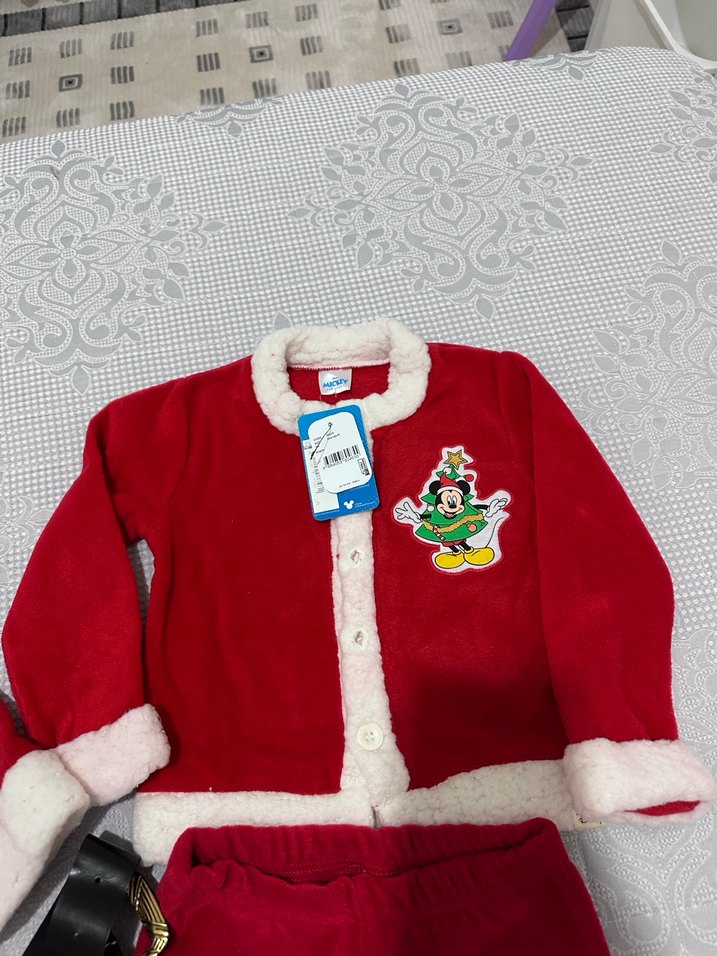 Çocuk Kırmızı Street Wear Takım - Görsel 3