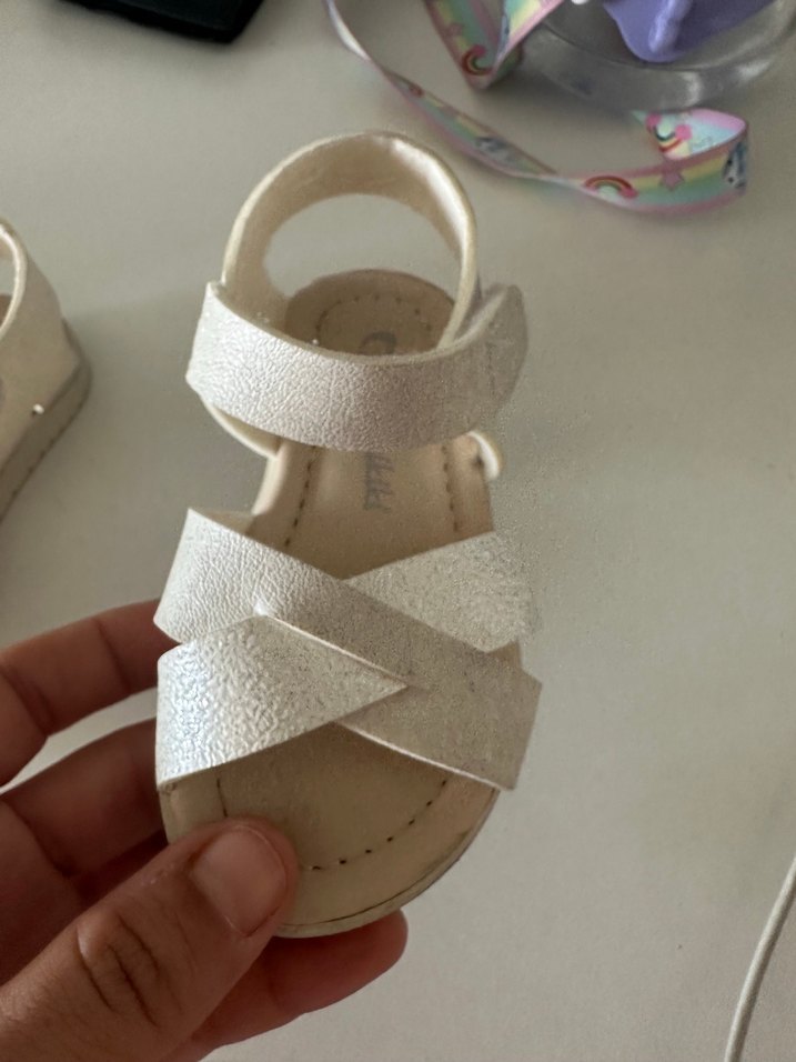 Bej Tokalı Kız Çocuk Terliği - Görsel 3