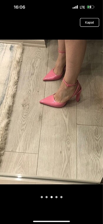 bershka topuklu sandalet