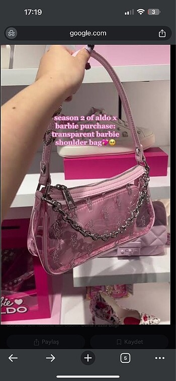 aldo barbie çanta