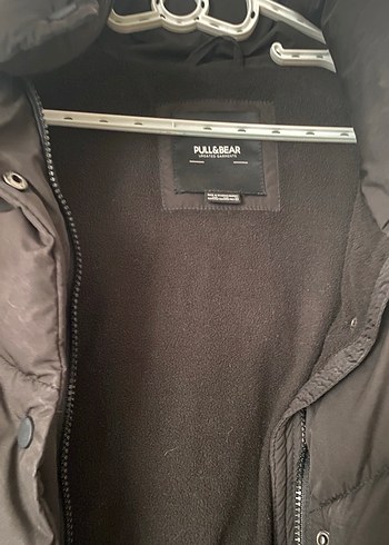 Düğmeli Siyah Kadın Kışlık Mont - Görsel 2