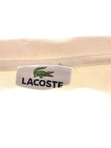 s Beden beyaz Renk Lacoste T-shirt %70 İndirimli.