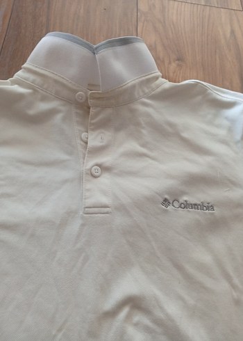 Columbia Erkek Beyaz Kısa Kollu Polo Tişört