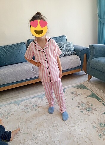 6 Yaş Beden Kadın pijama