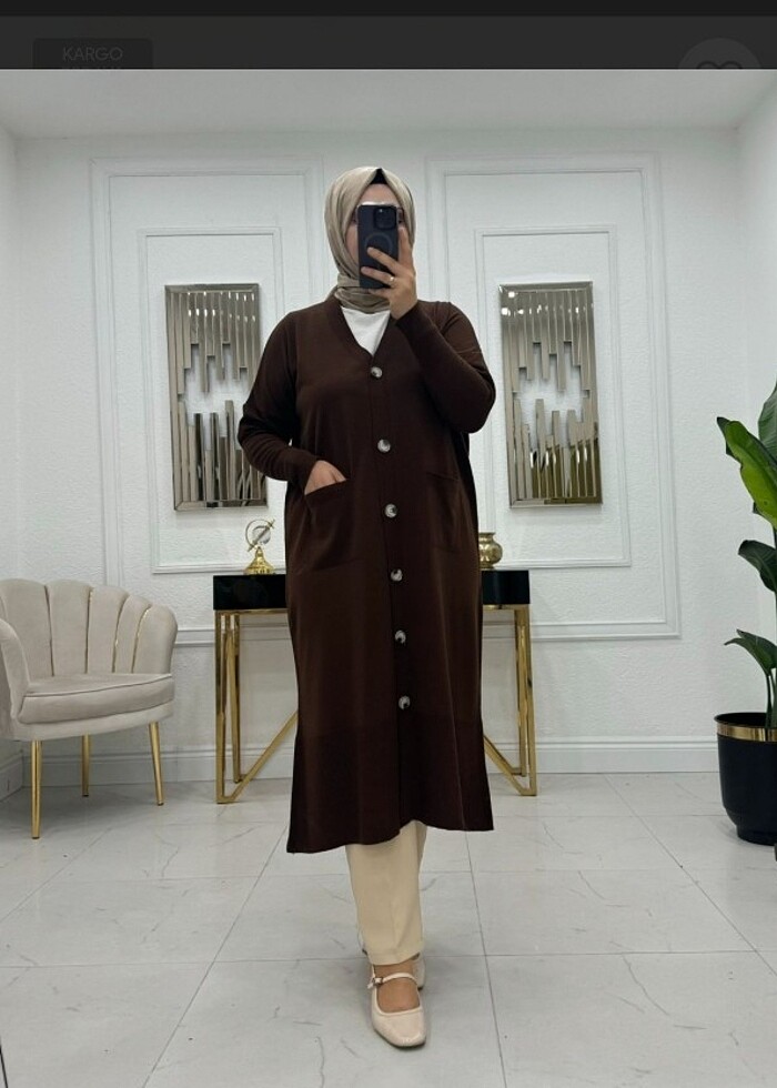 Kadın triko  hırka  - Görsel 2