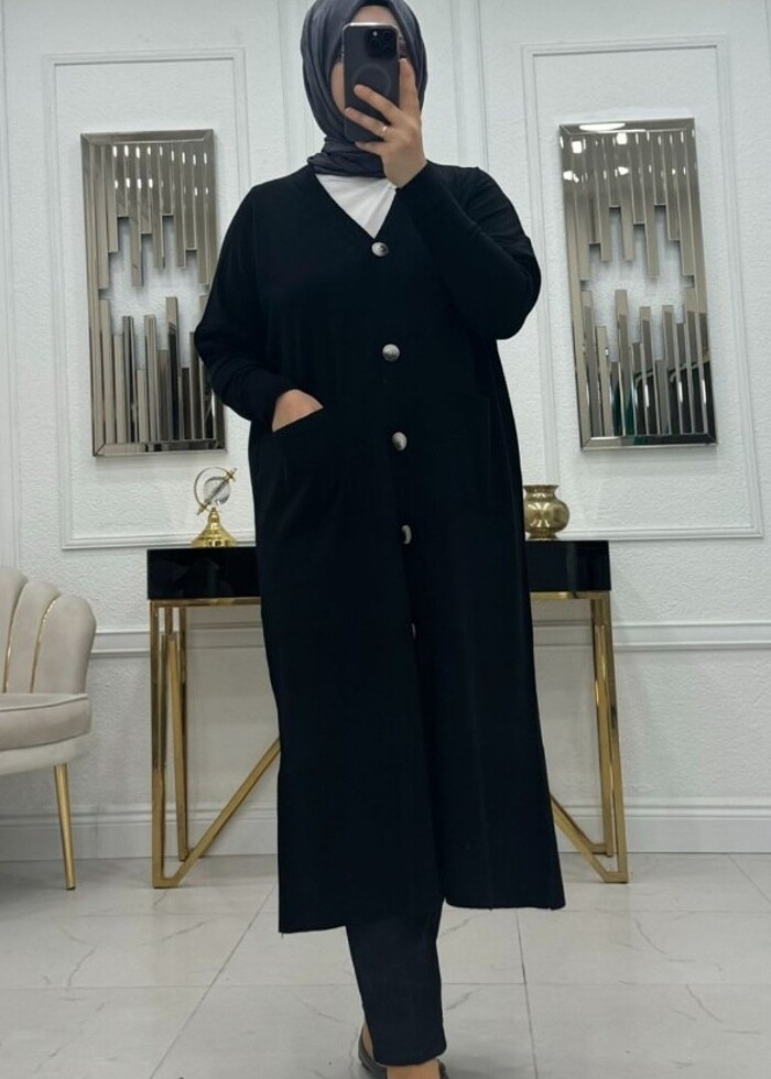 Kadın triko hırka - Görsel 2