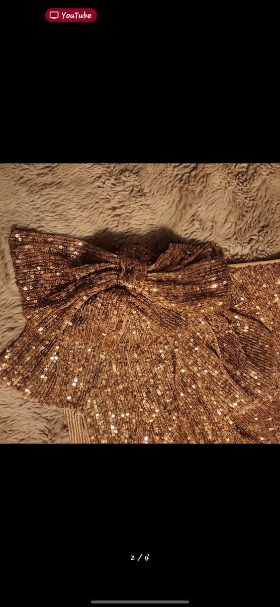 Uzun Kollu Parlak Altın Renk Drapeli Kadın abiye tulum - Görsel 3