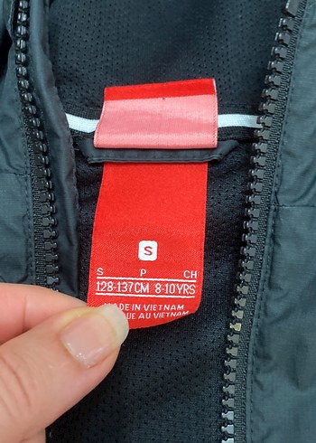 Nike Nike Siyah Fermuarlı Erkek çocuk yağmurluk