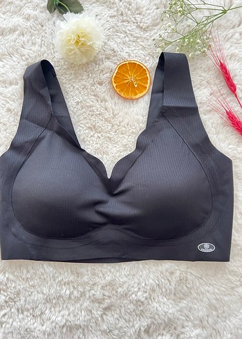 Siyah Lazer Kesim Yumuşak Sütyen - Görsel 2