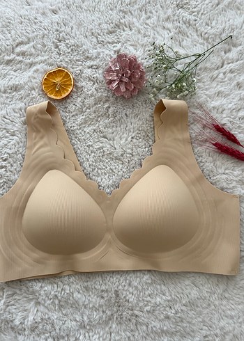 Bej Lazer Kesim Toparlayıcı Sıfır Sütyen - Görsel 4