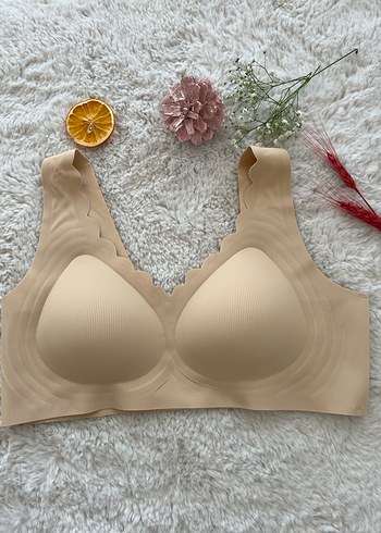 Bej Lazer Kesim Toparlayıcı Sıfır Sütyen - Görsel 3