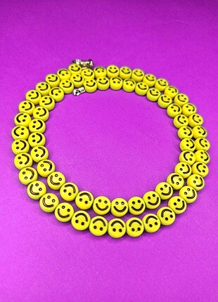 Smiley Necklace ve Choker 