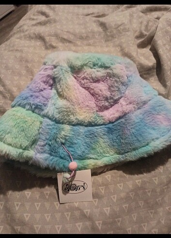 Pastel tonlu bucket hat 
