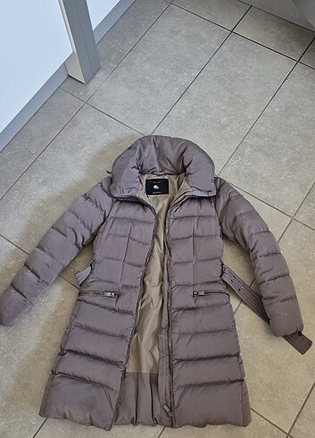 Kaz tüyü zara palto - Görsel 2