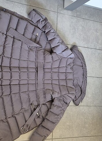 Kaz tüyü zara palto - Görsel 4