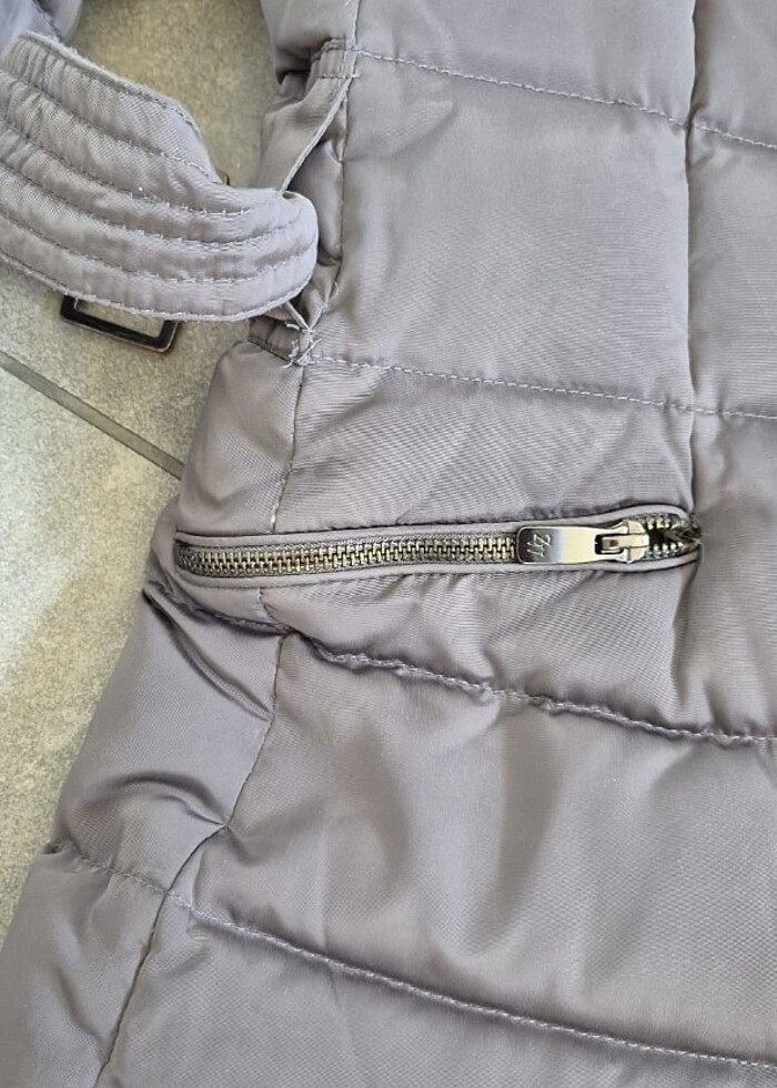 Kaz tüyü zara palto - Görsel 3