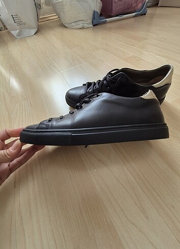 37 Beden Derimod,gercek deri siyah sneaker