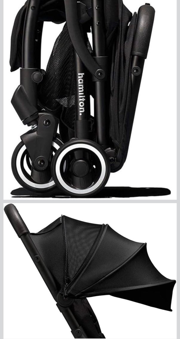 Koyu Siyah Bebek Arabası - Görsel 2