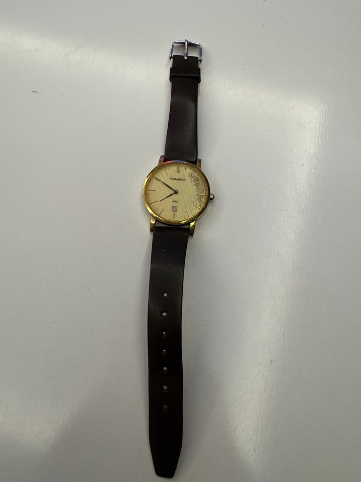 Romanson Altın Renk Klasik Erkek Saati - Görsel 2