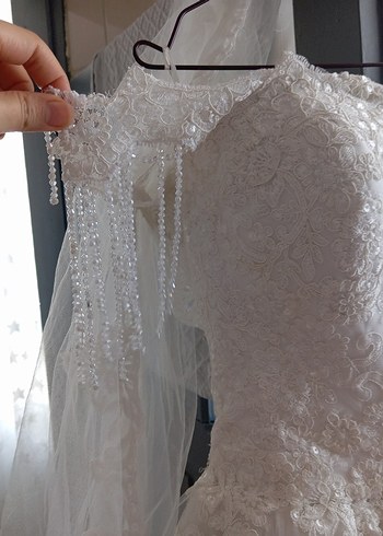 Vintage Prenses Gelinlik Uzun Tül Etek - Görsel 4