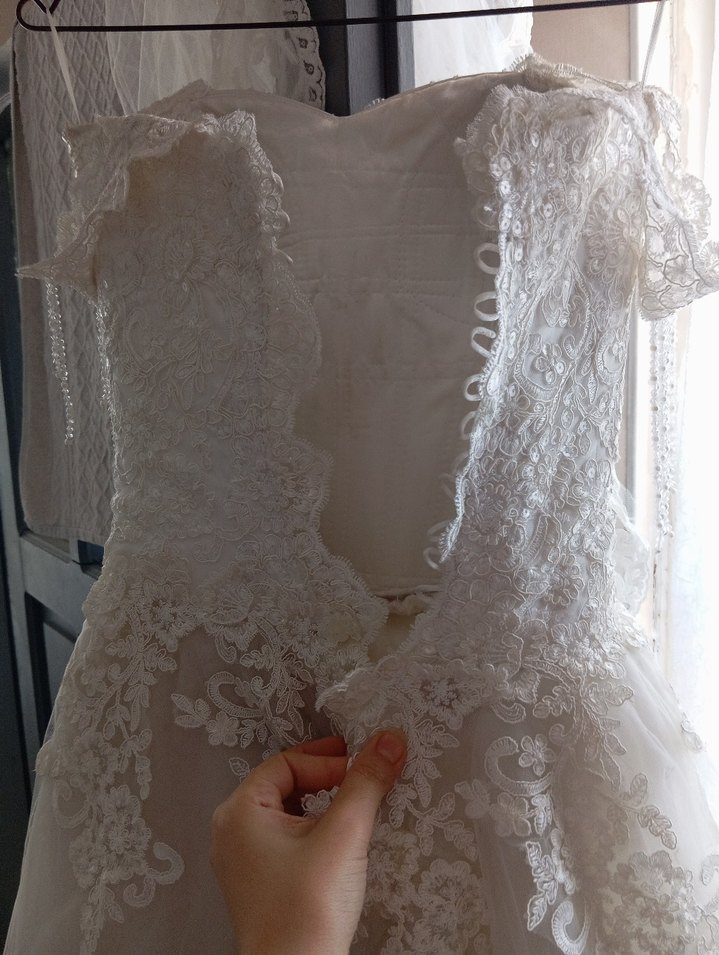 Vintage Prenses Gelinlik Uzun Tül Etek - Görsel 3