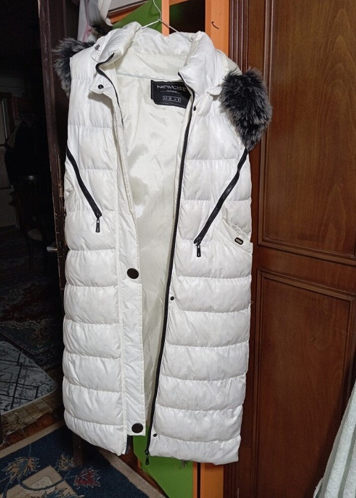 Kadın uzun yelek - Görsel 2