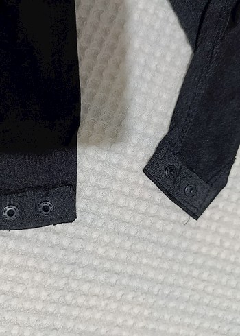 Tek Omuzlu Siyah Uzun Kollu Bluz - Görsel 5